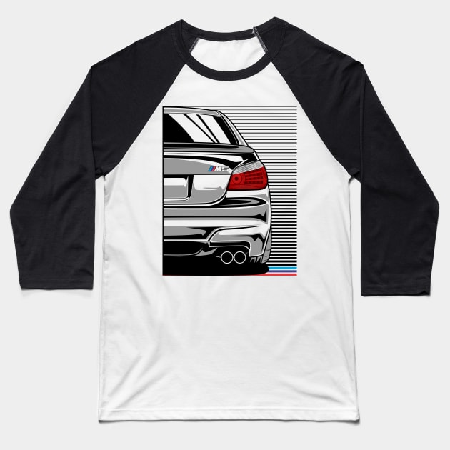 BMW M5 E60 Baseball T-Shirt by idrdesign